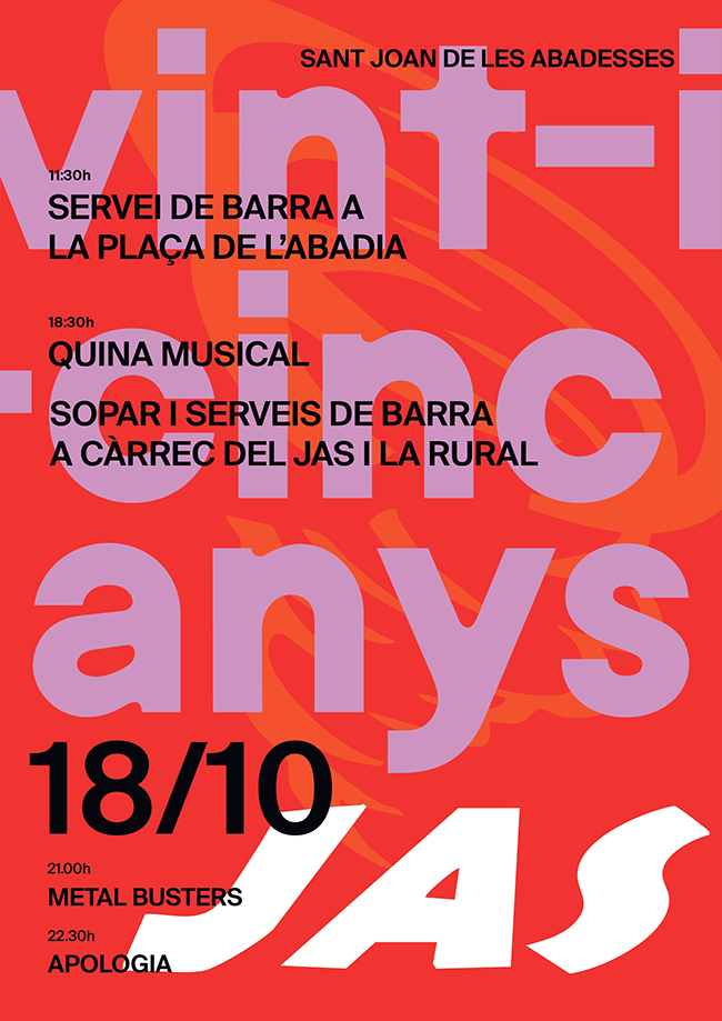 25ANYS JAS agenda