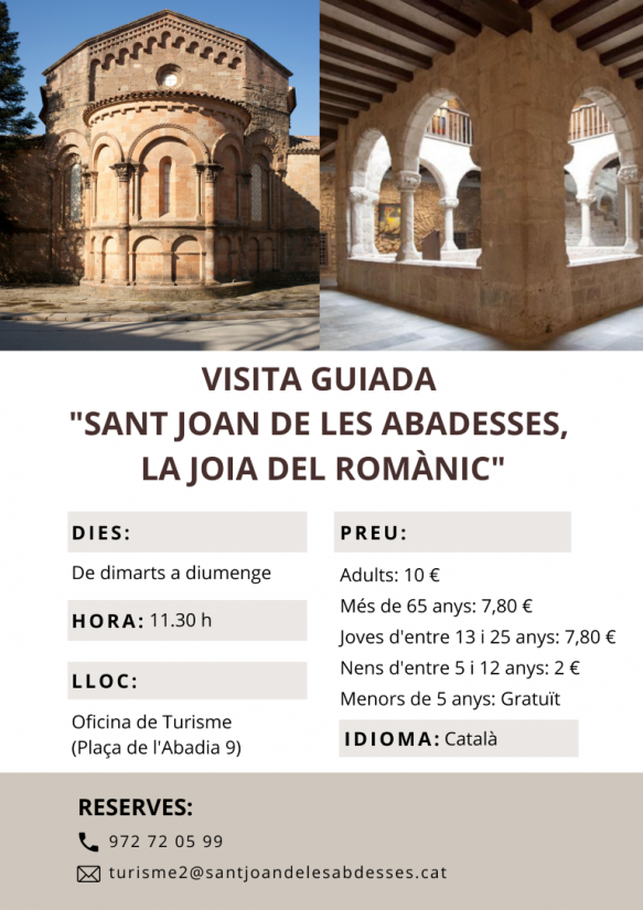 CARTELL VISITA GUIADA LA JOIA DEL ROMÀNIC agost