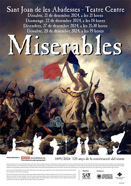 Cartell MISERABLES 2024 agenda