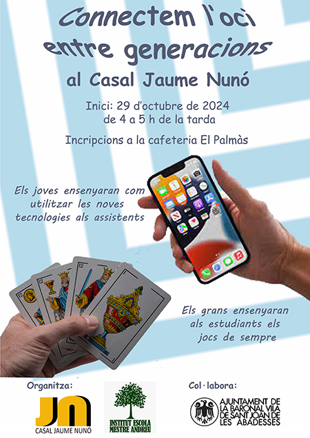 Cartell conectem agenda