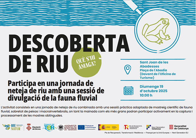 Cartell descoberta riu agenda