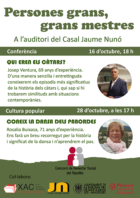 Cartell persones grans grans mestres agenda