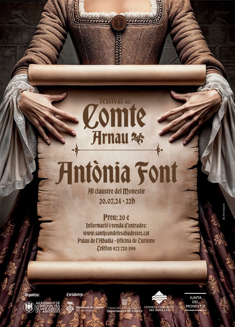 Cartells Festival Comte Arnau 2024 Antonia Font Medium
