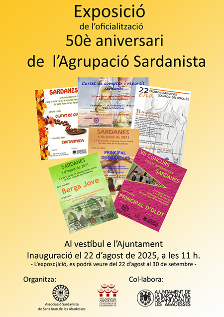 Exposicio 50 anys agrupacio agenda