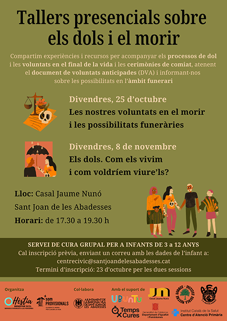 cartell Xerrades dol agenda