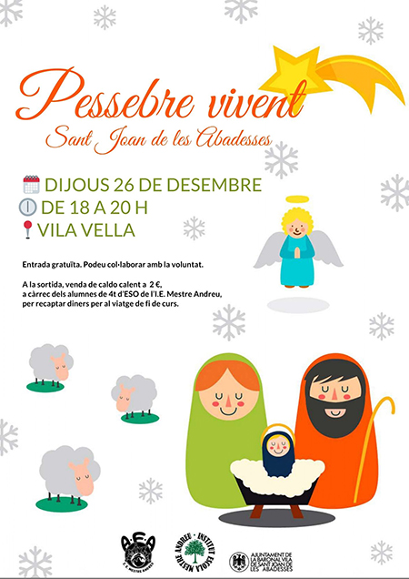 cartell pessebre vivent 2024 agenda