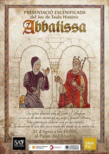 cartell presentacio joc Abbatissa