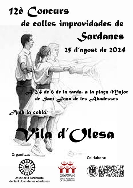cartell sardanes concurs colles improvisades agenda