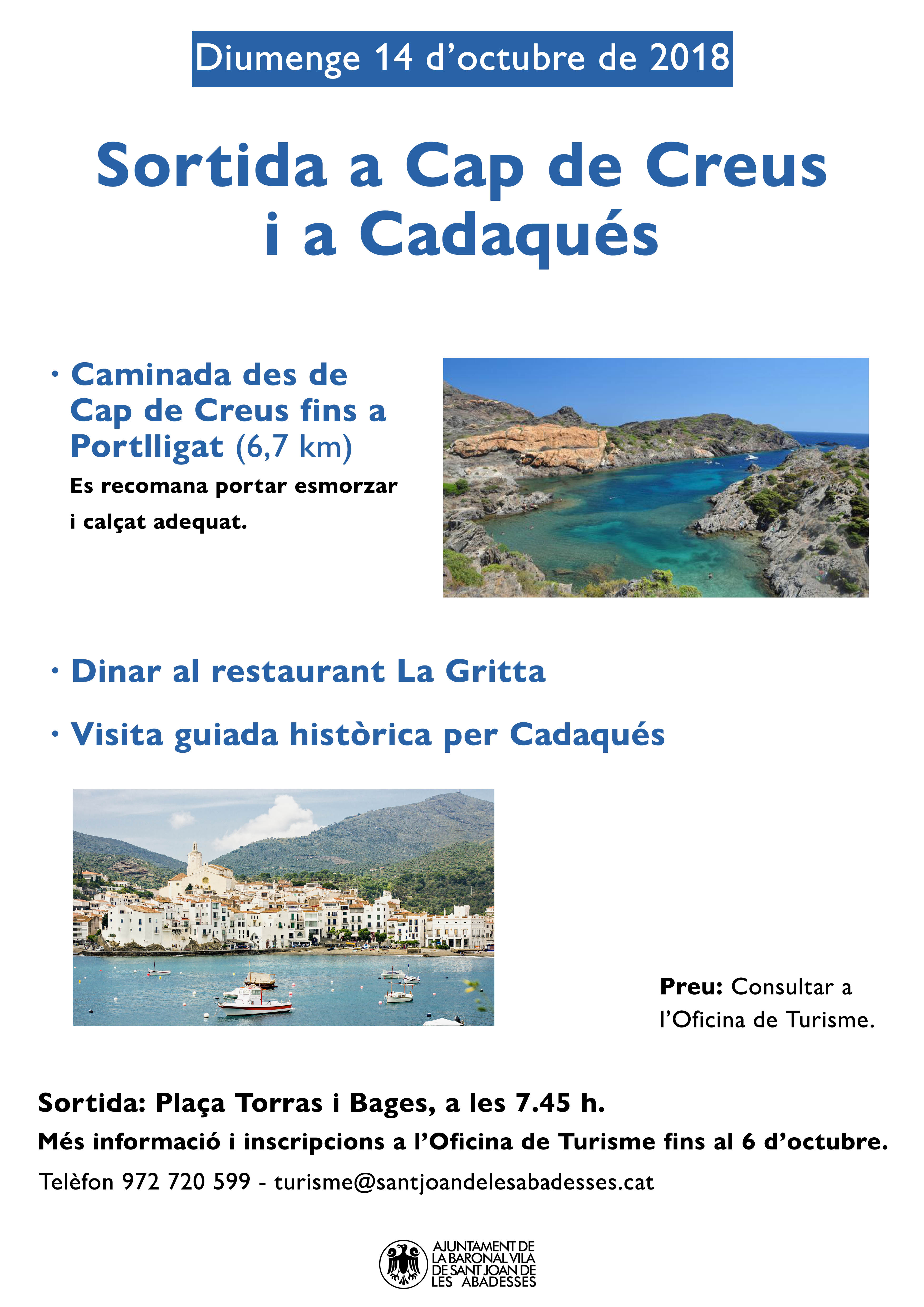 cartell sortida Cap de creus