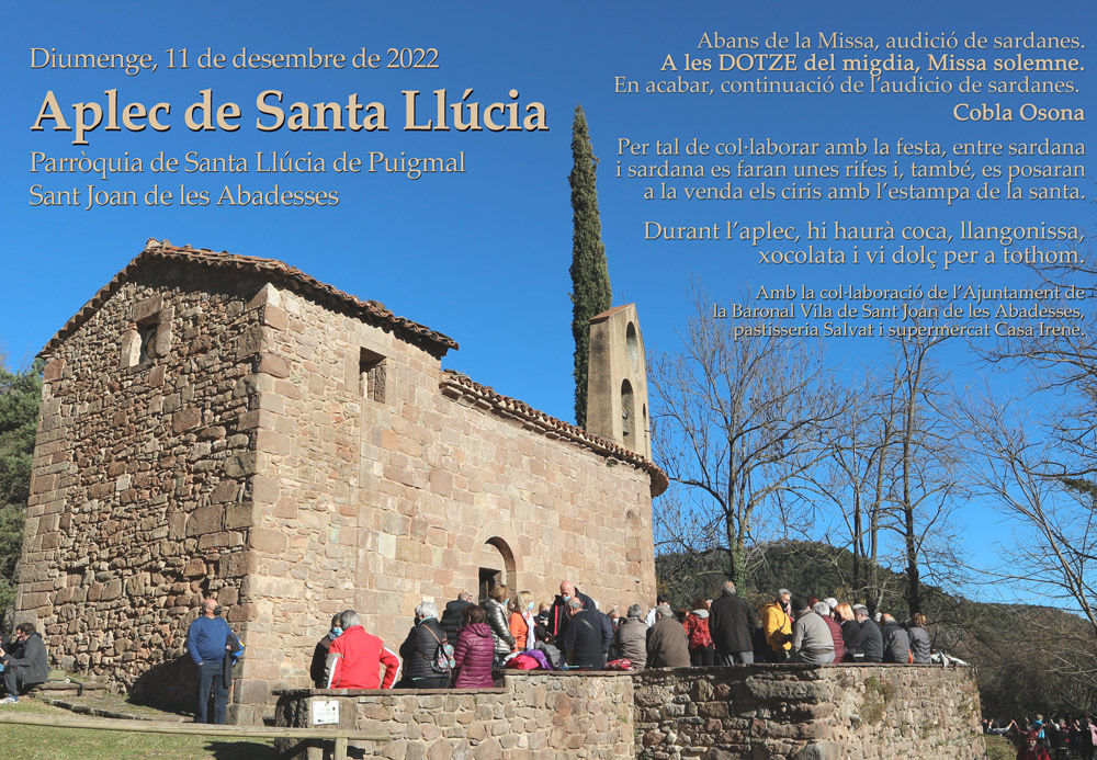 Cartell aplec santa llucia