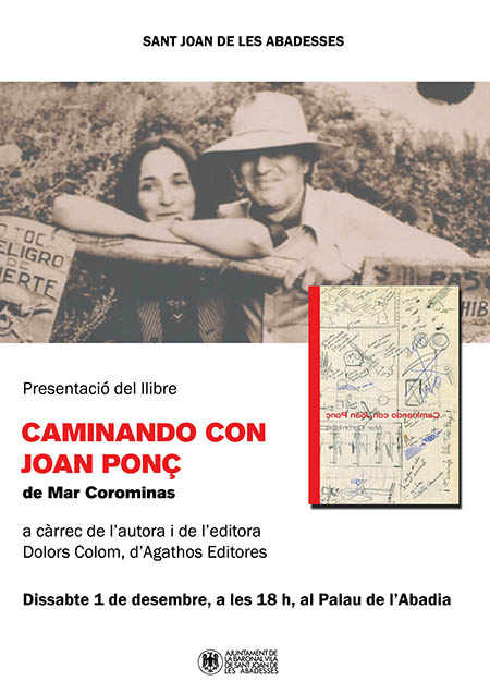 cartell Caminando con Joan Pon agenda