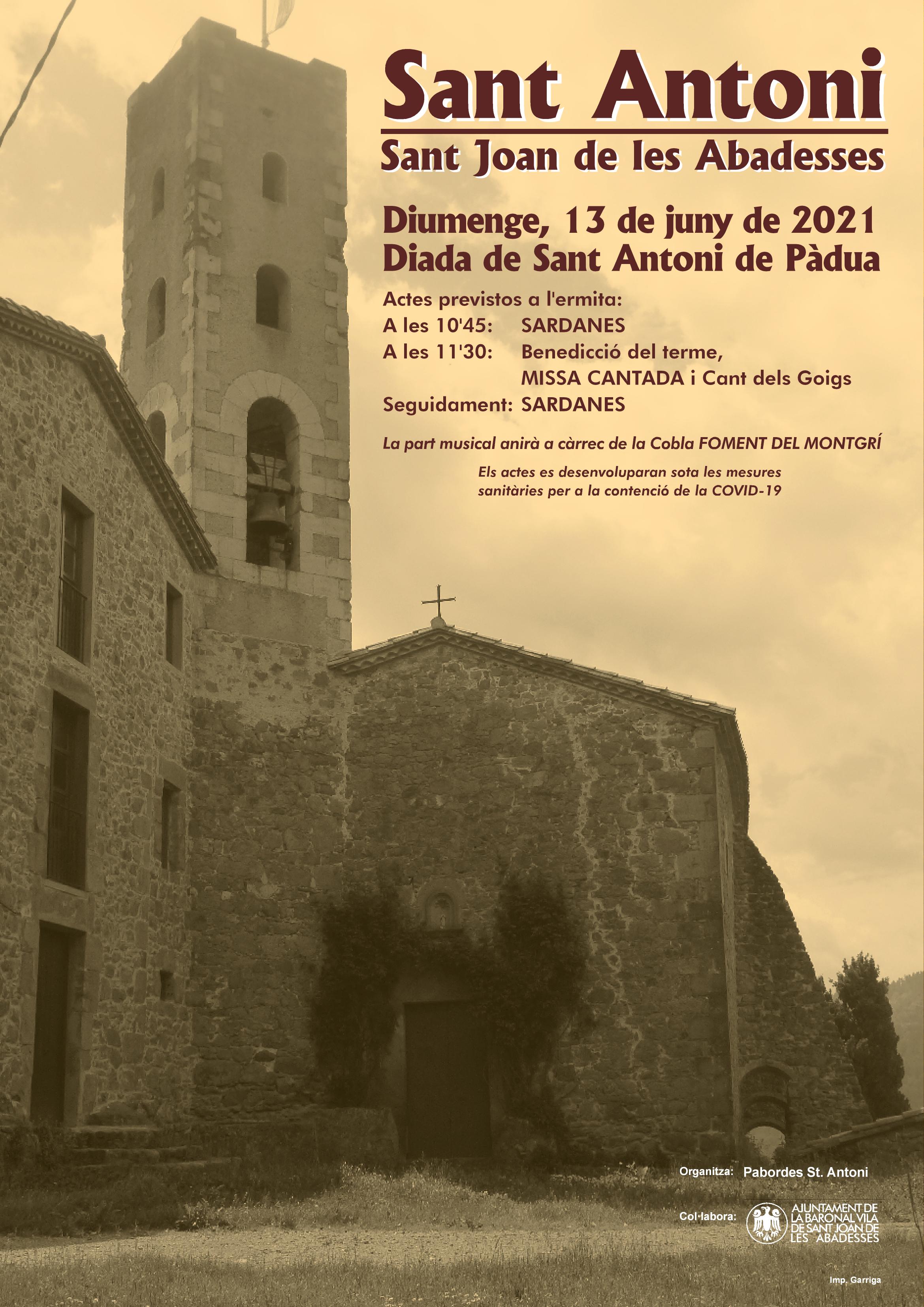 Cartell de Sant Antoni 2021
